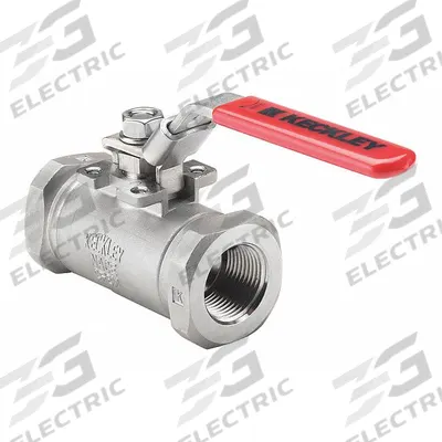 KECKLEY Manual Two-Way Ball Valve: 2 in, 316 Stainless Steel, Straight, FNPT x FNPT - Stainless Steel Ball Valves