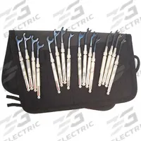 MOODY TOOL Open End Wrench Set: Alloy Steel, Steel Plated, 16 Tools, 30° Opening Angle (Deg.) (MPN 57-0122). Key specifications — attr309745: No; attr309746: Canvas Pouch; attr309754: Steel Plated; attr309753: Alloy Steel; attr324938: MOODY TOOL.