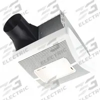Bathroom Fan: Ceiling, 110 cfm Max, 1.3 sones, 1 Speed, A19, Round Duct (MPN A110L). Key specifications — Brand: BROAN; Primary Lighting Technology: Incandescent; Nameplate Voltage: 120V AC; Primary Light Type: A19; Sensor Type: None; Duct Shape: Round; Heater: Without Heater; Includes: Non Metallic Damper.
