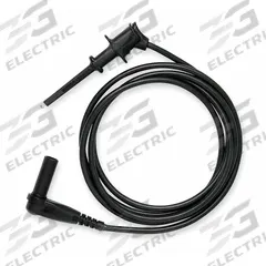 POMONA Test Leads: CAT II 300V, Mini Hook Clip, Right Shrouded Plug, 4 ft Lg, 18 AWG Wire Size (MPN 6244-48-0). Key specifications — Brand: POMONA.