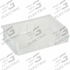 QUANTUM STORAGE SYSTEMS Hang and Stack Bin: 11 in x 7 3/8 in x 3 in, Clear, Label Holder Included (MPN QUS236CL). Key specifications — Electrostatic Discharge: Not Electrostatic Discharge Conductive; Brand: QUANTUM STORAGE SYSTEMS; % Recycled Content: 0%.