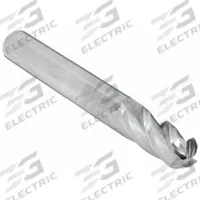 CLEVELAND Ball End Mill: Carbide, 4 Flute, 5/16" Mill Dia, 7/8" LOC, 2-1/2" OAL (MPN C63544)