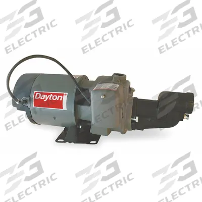 Dayton Shallow Well Jet Pump: 3/4 hp HP, Single Phase, 115/230V AC, 8 gpm, 102 ft Head - Shallow-Well Jet Pumps
