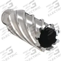 APPROVED VENDOR Annular Cutter: 1 1/8 in Cutter Dia, 2 in Max Cutting Dp, Bright, High Speed Steel (MPN 4THE4). Key specifications — attr253884: No; attr253885: Bright; attr253886: High Speed Steel; attr253887: Weldon Flat; attr253888: Fractional Inch; attr277149: APPROVED VENDOR.