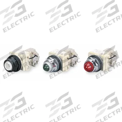 SCHNEIDER Pilot Light: 30 mm Panel Mounting Size, No Lens Included - Incandescent Pilot-Lights without Lenses