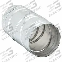 Gas Vent Elbow: 5 in Duct, 9 1/4 in Lg, Steel, Category I, Galvanized Steel (MPN 5EAL). Key specifications — Finish: Galvanized; Brand: AMERI-VENT; Product Type: Gas Vent Pipe; Material: Steel; Connection Type: Snap Lock; Vent Material: Outer Galvanized Steel w/ Inner Aluminum Liner.