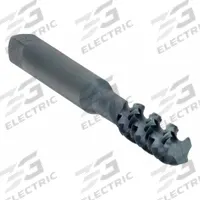 CLEVELAND Spiral Flute Tap: #10-24 UNC, H3 / 2B, 3 Flute, Bottoming Chamfer (MPN C58437)