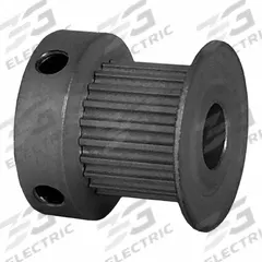 DAYTON Timing Pulley: Modified Curvilinear, Fixed, For GT Timing Belt Section, For 9 mm Belt Wd (MPN 21-2P09-6CA3). Key specifications — Brand: DAYTON; Finish: Clear Anodized; For Belt Series: Powerhouse®.