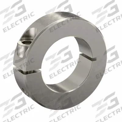 RULAND MANUFACTURING Shaft Collar: 1-Piece, Inch, Round, Clamp-On, 1 1/8 in Bore Dia - Stainless Steel Shaft Collars
