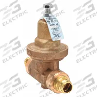 APOLLO Water Pressure Reducing Valve: Press x Press, 1 in Pipe Size, Bronze, 25 psig to 75 psig (MPN 36LF20501PR). Key specifications — Brand: APOLLO; Low-Lead Compliance: Low-Lead Compliant.