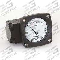 MIDWEST INSTRUMENT Differential Pressure Gauge: Back, 1/4 in NPT Female, ±3-2-3% Gauge Accuracy, 142 (MPN 142-AA-00-OO-25P). Key specifications — Sensor Type: Diaphragm; Series: 142; Housing Material: Aluminum; Certificate of Calibration: Not Included; Gauge Accuracy: ±3-2-3%.