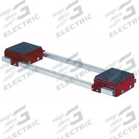 GKS-PERFEKT Machine Roller: 66,000 lb, 7 1/8 in Deck Ht, 11 3/4 in L x 11 1/4 in W, (12) Rollers (MPN 3-11992). Key specifications — attr1344324: Rubber Padded; attr1344335: Connecting Bar; attr1344360: GKS-PERFEKT; attr1344361: Red.
