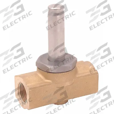 Dayton Solenoid Valve Body: 2-Way, Normally Closed, 3/8 in Pipe Size, Brass Body - 2-Way/2-Position, Normally Closed Solenoid Valves Bodies