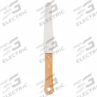 WESTWARD Spatula: Bld. Mat. Stainless Steel, Hdl. Mat. Hardwood, Bld. Shp. Tapered (MPN 40JD58). Key specifications — attr1004888: WESTWARD; attr1029665: Full.