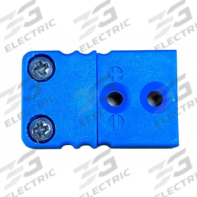 Dayton Mini T-Type Jack: Jack, For Type T Thermocouple Type, Mini Jack, 2 Pins - Thermocouple Jacks & Connectors