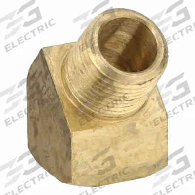 PARKER Metal Pipe Elbow: 45° Elbow, 1/2 in x 1/2 in - Threaded High-Pressure Pipe Fittings