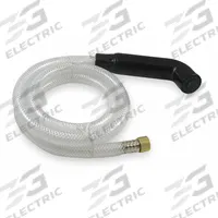 AMERICAN STANDARD Kitchen Sprayer: Plastic/Rubber, Black, 54 in Overall Lg, 1/2" Connection Size (MPN M953670-0170A). Key specifications — Inlet Connection Type: Compression; Brand: AMERICAN STANDARD; Connection Size: 1/2"; Color/Finish: Black; Includes: Hose and Hand Spray; Material: Rubber; Product Type: Kitchen Sprayer.