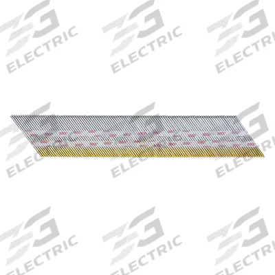 SENCO Angled Finish Nails,2 1/2" L,PK3000: Finishing Nails, Brad, Smooth, Steel - Collated Trim, Pin, Finishing, & Brad Nails