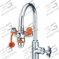 GUARDIAN EQUIPMENT Plumbed Eyewash: Eyes Coverage, Silver, Faucet Mount, 4 1/4 in Wd (MPN G1200). Key specifications — Includes: Removable Aerator; Eyewash Mount Type: Faucet; Standards: ANSI Z358.1-2014; Pipe Material: Chrome-Plated Brass; Includes Drench Hose: No; Brand: GUARDIAN EQUIPMENT.