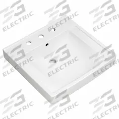 AMERICAN STANDARD Bathroom Sink: Decorum®, White, Vitreous China, 21 in Overall Lg, 3 Faucet Holes (MPN 9134008EC.020). Key specifications — Series: Decorum®; Includes: Concealed Arm or Wall Support(Wall Hanger Included); Color: White; Brand: AMERICAN STANDARD; Sink Type: Bathroom; Material: Vitreous China; Sink Material: Ceramic.