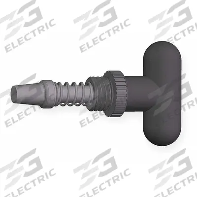 INNOVATIVE COMPONENTS Weld Mount Retractable Spring Plunger: Rounded T-Knob - Nonlocking T-Handle Weld-Mount Indexing Plungers