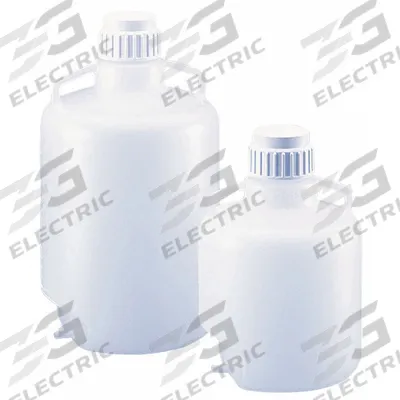 APPROVED VENDOR Carboy: 19.98 L, 5.28 gal, Polypropylene, 83 mm Body Dia, Tubing Port - Round Carboys & Jugs with Spigots