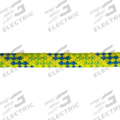 ALL GEAR Rigging and Climbing Rope: Kernmantle, 7/16 in Dia, 680 lb Working Load Limit, Nylon, Blue (MPN AGKM716150BYG). Key specifications — Brand: ALL GEAR; Rope Type: Static; Third Color: Yellow.