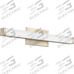 LED Vanity Light: Brushed Nickle, 1,550 lm, 3000K/3500K/4000K, 27 W, 120 to 277V AC, Dimmable (MPN FMVCSLS 24IN MVOLT 30K35K40K 90CRI BN M6). Key specifications — Mounting Location: Surface; For Bulb Type: LED; Brand: LITHONIA LIGHTING; Voltage: 120 to 277V AC; Color Temperature: 3000K; Housing Finish/Housing Color (Broad): Brushed Nickle.