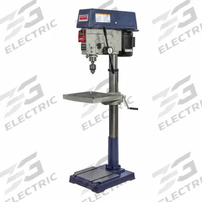 Dayton Floor Drill Press: Belt Drive, Fixed Speed, 120 RPM – 3,600 RPM - Floor Stand Drill Presses with Power Downfeed