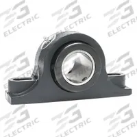MOLINE BEARING Pillow Block Bearing: 1 7/8 in Bore, Fixed, Cast Iron, 2 1/4 in Shaft Ht, 2 Holes (MPN 19321114). Key specifications — Maximum Speed: 2,650 RPM; Mounting Bolt Size: 5/8 in; Brand: MOLINE BEARING.