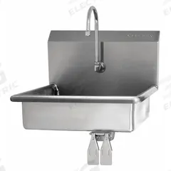 SANI-LAV Hand Sink: 1 Stations, 5 in Bowl Dp, 19 in Bowl Lg, 15 1/2 in Bowl Wd, Faucet Included (MPN 5A4). Key specifications — Includes Side Splash: Side Splash Not Included; Series: Stainless Steel Hand Wash Sink; Brand: SANI-LAV.