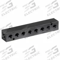 PNEUMADYNE INC Pipe Manifold Fitting: Inline, NPT x NPT, Rectangle, Aluminum, 1/4 in NPT, 1/8 in NPT (MPN M10-125-7). Key specifications — Material: Aluminum; Brand: PNEUMADYNE INC; Specific Fitting Shape: Rectangle.