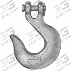 CAMPBELL Slip Hook: 5,400 lb Working Load Limit, 43 Hook Grade, Carbon Steel, Clevis, Zinc, Silver (MPN T9401624). Key specifications — Brand: CAMPBELL.