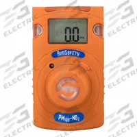 AIMSAFETY Single Gas Monitor: Hydrogen, AIMSAFETY, Lithium, Single Gas Detector, Single-Gas Detector (MPN PM100-H2). Key specifications — Gas Detected: Hydrogen; Housing Color: Orange; Battery Chemistry: Lithium.
