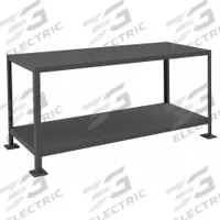 DURHAM MFG Work Table: Fixed Ht, Steel, 60 in x 24 in, 2,000 lb Overall Load Capacity, Steel (MPN MT246030-2K295). Key specifications — Brand: DURHAM MFG; Unit Type: Not Expandable or Modular.