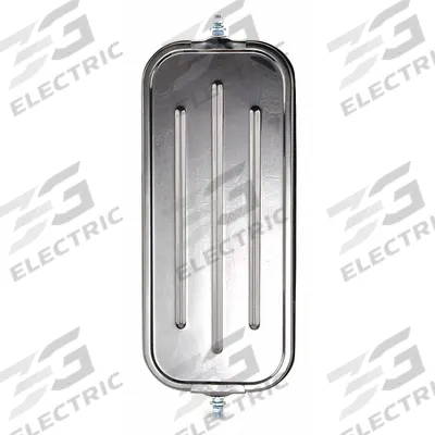 GROTE Truck Mirror - Flat Ribbed Back: Rectangular, Flat - Rectanglar Mirrors