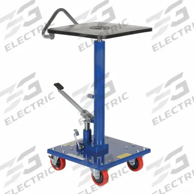 APPROVED VENDOR Lift Table: Not Powered, 200 lb Load Capacity, 16 in L x 16 in W, Steel - Manual Post-Lift Tables