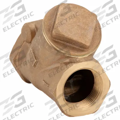 MILWAUKEE VALVE Swing Y Check Valve: Swing, Y-Style Valve Body, 1 1/4 in Pipe Size, FNPT x FNPT - Bronze Y Swing Check Valves