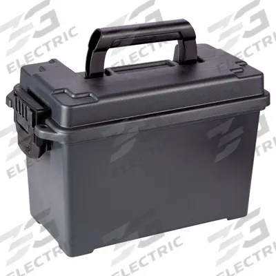 PLANO MOLDING Tool Box: 7 1/16 in W 7 in D 9 in H, Plastic, Gray - Plastic Tool Boxes
