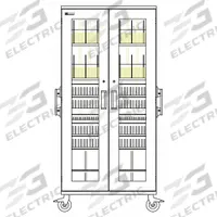 CAPSA HEALTHCARE Mobile Medical Cabinets: 36 in x 27 in x 78 in, 2 Shelves, 33 in Shelf Wd, White (MPN LSC-T2736-G-GEN). Key specifications — Cabinet Color: White; Brand: CAPSA HEALTHCARE.