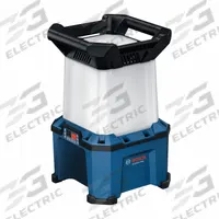 BOSCH Jobsite Light: CORE18V®, Site Light, 7,501 lm Max., 3 Modes, 8 5/8 in Max. Ht, 18V DC (MPN GLA18VH-7500N). Key specifications — attr1291275: Tool Only.