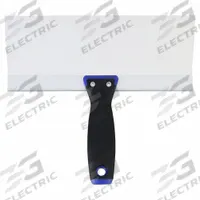 WESTWARD Taping Knife: Bld. Mat. Stainless Steel, Hdl. Mat. Polypropylene/TPR, Bld. Shp. Straight (MPN 13A722). Key specifications — attr1004888: WESTWARD; attr1029665: Half.