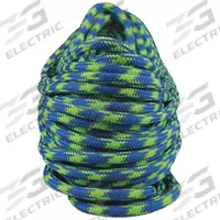 INFERNO Rigging and Climbing Rope: Double Braid, 15/32 in Dia, 600 lb Working Load Limit, Polyester (MPN AG24SP118-200BGG). Key specifications — Brand: INFERNO; Rope Type: Dynamic; Third Color: Gray.