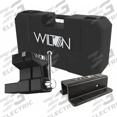 WILTON All Terrain Vise with Case: Heavy Duty, Enclosed, 6 in Jaw Face Wd - Vehicle Hitch-Mount Vises