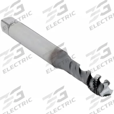 OSG Spiral Flute Tap: M6x0.75 Metric, D4 / 4H-6H, 3 Flute - Spiral-Flute Taps for Steel & Stainless Steel