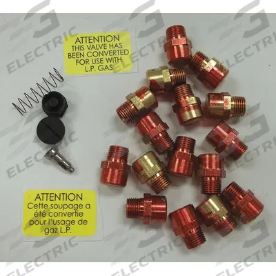 STERLING Gas Conversion Kit - Replacement HVACR Pumps, Valves & Tubing