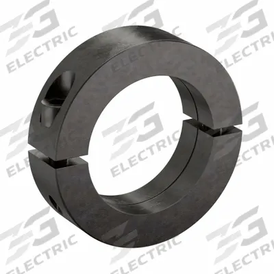RULAND MANUFACTURING Shaft Collar: 2-Piece, Metric, Round, Clamp On, 80 mm Bore Dia - Heavy-Duty Shaft Collars