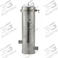 3M AQUA-PURE Water Filter Housing: 2 in, NPT, Female, 29 1/2 in Overall Ht, 12 in Overall Dia (MPN 4808714). Key specifications — Housing Material: 316L Stainless Steel; Housing Color: Silver; Brand: 3M AQUA-PURE.