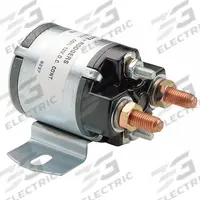 DC Power Solenoid: 150 A Current Rating, 36 V DC Coil Volt, SPST-NO, 4 Terminals, Continuous (MPN 124 117111S1). Key specifications — Contact Termination: 5/16 in-24 UNF-2A Thread; Contact Form: SPST-NO; Duty Cycle: Continuous; Brand: WHITE-RODGERS; Coil Termination: #10-32 UNF-2A Thread.