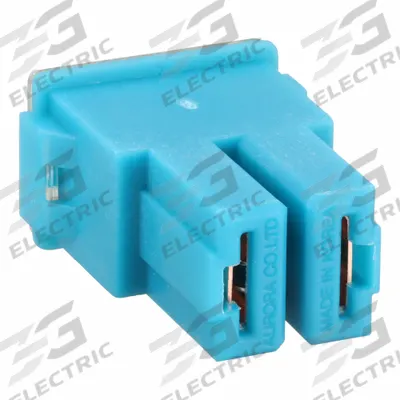 BUSSMANN Automotive Fuse: FLF Series, Light Blue, Female, Cartridge, Fast-Acting - Female Fast-Acting Fuses